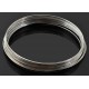 10x Ringe silber Spiraldraht ca. 60mm silberfarben - Schmuckzubehör