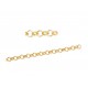 KC-Goldfarbene Jasseronkette 2mm Gliederkette - Schmuckzubehör