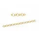 KC-Goldfarbene Jasseronkette 2mm Gliederkette - Schmuckzubehör - Leisure-Beads DIY