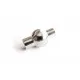 1x silber Magnet Verschluss 8x15mm innen 2,5mm Verschluss zum Einkleben Zylinder - silber Schmuckzubehör - Leisure-Beads DIY
