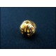Goldfarbene Metallperle filigrane Kugel 8mm Spacer