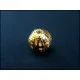 Goldfarbene Metallperle filigrane Kugel 8mm Spacer - Leisure-Beads DIY