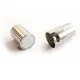 1x silber Bajonett Magnetverschluss 17x8.5mm innen 6mm in glatter Zylinderform - Schmuckzubehör Magnetverschluss - Leisure-Beads DIY