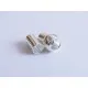 1x hellsilber Magnet Verschluss 9x16.5mm innen 5mm platinfarbener Verschluss zum Einkleben Zylinder - Schmuckzubehör - Leisure-Beads DIY