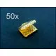 Bandklemme 8mm goldfarbene Bandklemmen - goldfarben Schmuckzubehör - Leisure-Beads DIY