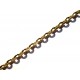 10m goldfarbene Kette 3x2,5mm Gliederkette goldfarben Schmuckkette - Schmuckzubehör
