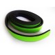 1m neongrünes Lack Lederband 10mm Stärke 2mm hellgrünes Schmuckband für Armbänder - Schmuckzubehör Lederband