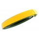 1m neonorange Lack Lederband 10mm Stärke 2mm hellorange Schmuckband für Armbänder - Schmuckzubehör Lederband