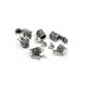 1x silber Bierkrug Seidl Schmuckanhänger ca. 19x18mm silberfarbener Bierseidl - Schmuckzubehör