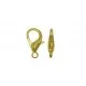 50x 18mm goldfarben Karabinerhaken goldfarbener glatter Schmuckverschluss - Schmuckzubehör - Leisure-Beads DIY