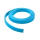 Ca. 100cm synthetisches mittelblaues Lederband 11x3mm Kunstlederband - Schmuckzubehör