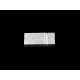 1x hellsilber Strass Magnet Verschluss 32x14x7mm Innen 10x3mm hellsilber Einklebverschluss - Schmuckzubehör Schmuckverschluss