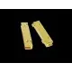 1x goldfarben Magnet Verschluss 39x19x7mm Innen 39x4mm goldfarben Einklebverschluss - goldfarben Schmuckzubehör - Leisure-Beads DIY