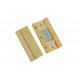1x goldfarben Magnet Verschluss 42x17x5mm Innen 40x2mm goldfarben Einklebverschluss - goldfarben Schmuckzubehör