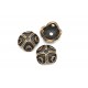 2x kupfer Perlenkappen ca. 16x15mm kupferfarbene Perlen Kappen - kupfer Schmuckzubehör