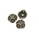 2x kupfer Perlenkappen ca. 16x15mm kupferfarbene Perlen Kappen - kupfer Schmuckzubehör - Leisure-Beads DIY