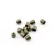 10x bronze Endkappe 5x6mm Innen 5mm runde bronze Einklebkappen mit Loch - Schmuckzubehör - Leisure-Beads DIY