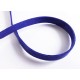 1m blaues Kunstlederband 10mm blaues Schmuckband in Wildlederoptik für Armbänder - Schmuckzubehör Lederband