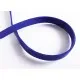 1m blaues Kunstlederband 10mm blaues Schmuckband in Wildlederoptik für Armbänder - Schmuckzubehör Lederband - Leisure-Beads DIY