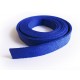 1m pflaumenblaues Kunstlederband 10mm Stärke 1,5mm blaues Schmuckband in Wildlederoptik für Armbänder - Schmuckzubehör Lederband
