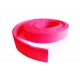1m knallpinkes Kunstlederband 10mm pink Schmuckband in Wildlederoptik für Armbänder - Schmuckzubehör Lederband