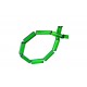 1 Strang grüne Glasperlen 20x5mm zylinder Tube transparente grüne Glasperlen - Schmuckzubehör
