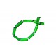 1 Strang grüne Glasperlen 20x5mm Tube transparent - Schmuckzubehör