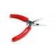 Schmuck Flachzange mit glattem Profil in rot Schmuckzange - Schmuckzubehör Schmuckwerkzeug - Leisure-Beads DIY