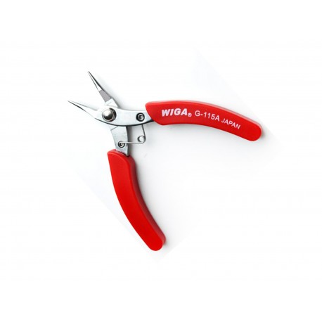 Leisure-Beads - Profi Rundzange / Spitzzange in rot 12,5cm - Schmuckzubehör Schmuckwerkzeug