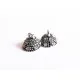1x silber Kugel Strass Magnetverschluss 16x10mm silber Schmuckverschluss mit Strass - Schmuckzubehör Magnetverschluss - Leisure-Beads DIY