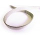 1m hellgraues Kunstlederband 10x1mm hellgraues Schmuckband in Wildlederoptik für Armbänder - Schmuckzubehör Lederband