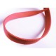 1m fuchsia Kunstlederband 10x1mm fuchsia Schmuckband in Wildlederoptik für Armbänder - Schmuckzubehör Lederband