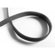 1m dunkelgraues Wildlederband 10x1,5mm dunkelgraues Lederband aus Wildleder für Armbänder - Schmuckzubehör Lederband