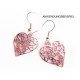 1x rosegoldfarben Herz Anhänger ca. 21x20mm rosegoldfarben Herz Schmuck Anhänger - Schmuckzubehör - Leisure-Beads DIY
