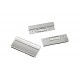 1x silber Magnet Verschluss 42x20mm Innen 40x2,7mm silber Einklebverschluss - Schmuckzubehör Schmuckverschluss