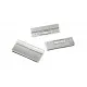 1x silber Magnet Verschluss 42x20mm Innen 40x2,7mm silber Einklebverschluss - Schmuckzubehör Schmuckverschluss - Leisure-Beads DIY