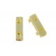 1x goldfarben Magnet Verschluss 30x18x7mm Innen 30x3,5mm goldfarben Einklebverschluss - goldfarben Schmuckzubehör