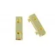 1x goldfarben Magnet Verschluss 30x18x7mm Innen 30x3,5mm goldfarben Einklebverschluss - goldfarben Schmuckzubehör - Leisure-Beads DIY