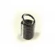 Silberfarbene Spiralendkappe 9x5mm antiksilberfarben - Leisure-Beads DIY