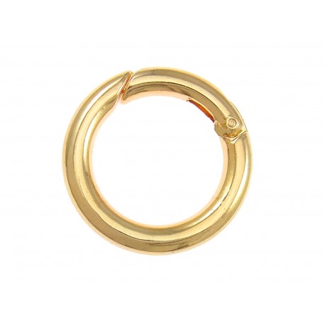 Leisure-Beads - 1x goldfarben Ringverschluss 25x4mm Karabinerhaken - Schmuckzubehör