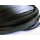 1m schwarzes Lederband 10mm Stärke 2,54mm flaches Lederband aus Rindsleder - Schmuckzubehör Lederband