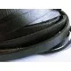 1m schwarzes Lederband 10mm Stärke 2,54mm flaches Lederband aus Rindsleder - Schmuckzubehör Lederband - Leisure-Beads DIY