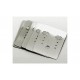 100 silber Schmuckkarten 48x38mm ohne Text Schmuck Display Ohrringe Kunststoff - Schmuckzubehör