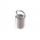 Spiralendkappe 9x5mm platinfarben hellsilber - Leisure-Beads DIY