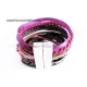 1x silber Magnetverschluss 38x18x7mm silber Einklebverschluss - Schmuckzubehör Schmuckverschluss - Leisure-Beads DIY