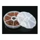 Box mit 1745x kupfer Biegering 4-9mm rund Spaltring bronzefarben - Schmuckzubehör Set - Leisure-Beads DIY