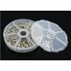 Box mit 1745x silber Biegering 4-10mm rund Spaltring silberfarben - Schmuckzubehör Set