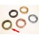 1x runder bronze Strass Ringverschluss ca. 24x4mm bronze Karabinerhaken - bronze Schmuckzubehör - Leisure-Beads DIY