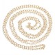 kc-goldfarbene Gliederkette 4x3,5mm - Schmuckzubehör
