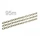 50m bronze Kette 3,7x5,5x1mm bronzefarbene Gliederkette - bronze Schmuckzubehör - Leisure-Beads DIY